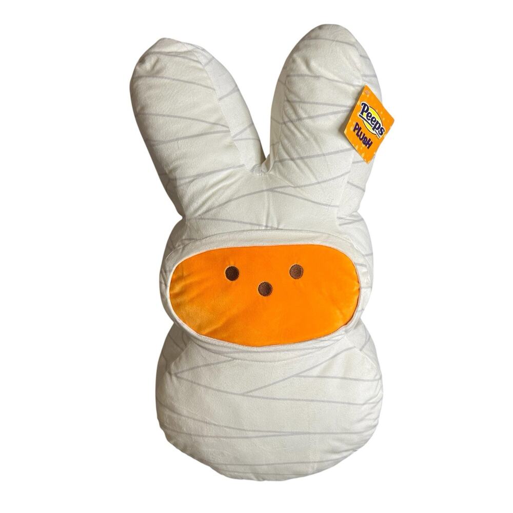 Peeps Jumbo 24 inch Mummy Bunny Plush For Halloween LIMITED EDITION New
